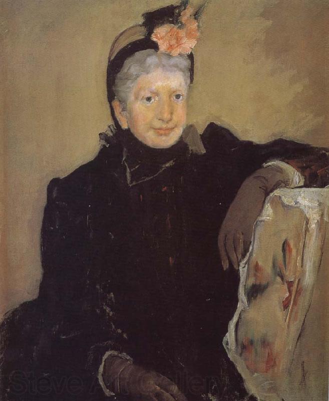 Mary Cassatt Portrait of the old wives Norge oil painting art